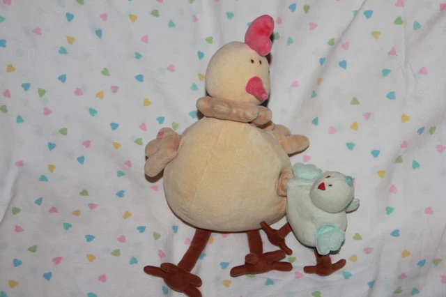DOUDOU JACADI LES COMPTINES  POULE ET POUSSIN MUSICAL en exc état 2