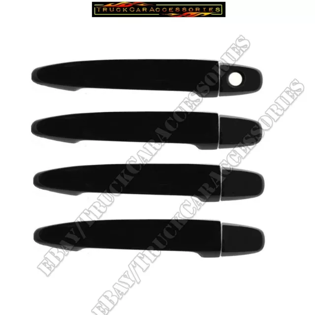 For TOYOTA Tacoma 2005-2011 12 2013 14 2015 BLACK GLOSS 4 Door Handle Covers w/o