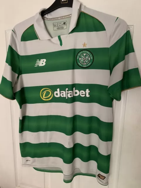 Celtic Glasgow Football New Balance 2018/2019 Home Shirt Jersey Size Large