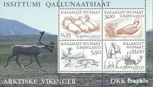 Dänemark-Grönland Block18 (kompl.Ausg.) postfrisch 2000 Wikinger