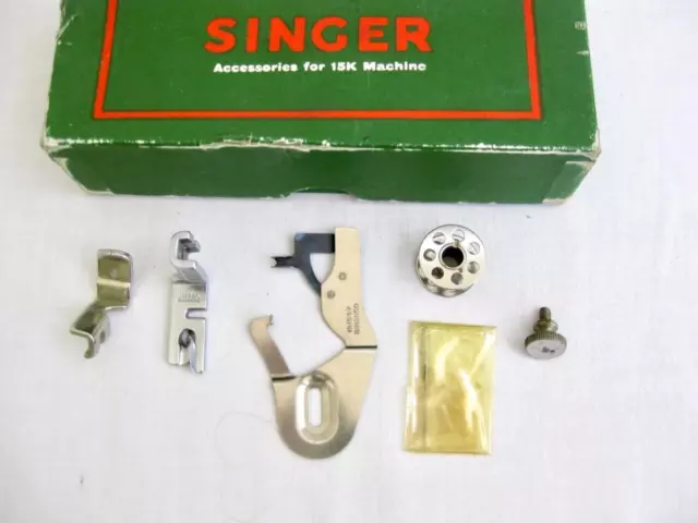 11 Singer sewing machine accessories SIMANCO  Low shank  Boxed Vintage Usable.