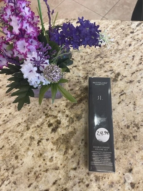 RevitaLash Double-Ended Volume Set Volumizing Primer and Mascara 11ml/.36 OZ NIB