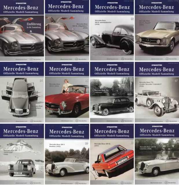 De Agostini Heft-Mercedes-Benz-Offizielle Modell-Sammlung Nr.1-60-Oldtimer-KFZ