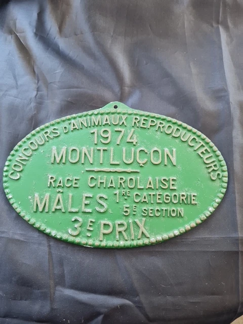 Plaque Ovale Concours Agricole 1996, Notre-Dame-de-Gravenchon, Hors Canton