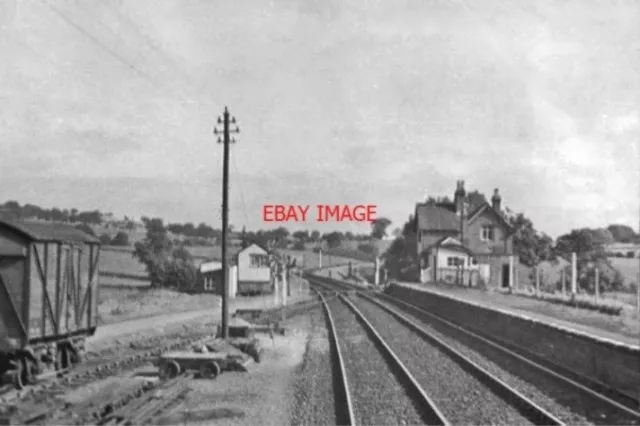 Photo  Breidden Railway Station Montgomeryshire 1953 Gwr & Lnwr Jt Shrewsbury &