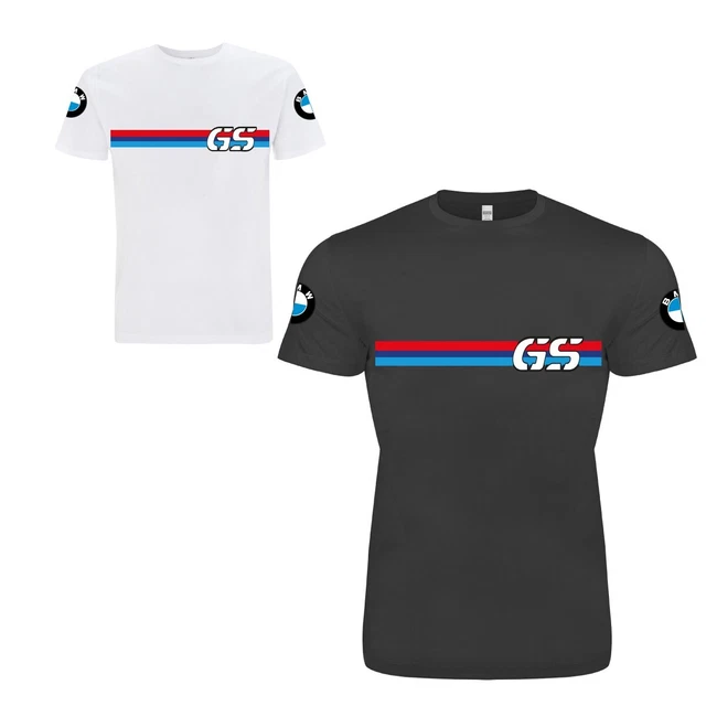 T shirt Tinta unita con da Uomo stampa Maglia manica corta Maglietta Bmw GS