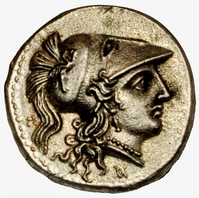 Stunning Rare Mint Ancient Greek Silver Drachm Of Alexander.3,0 Gr.17 Mm