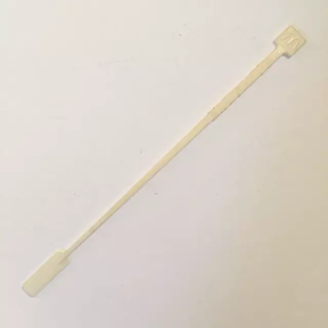 Vintage McDonalds Coffee Stirrer Banned Swizzle Stick White Plastic Logo Paddle