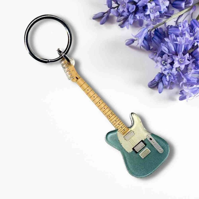 Porte-clés guitare Fender  Telecaster Player Bleu