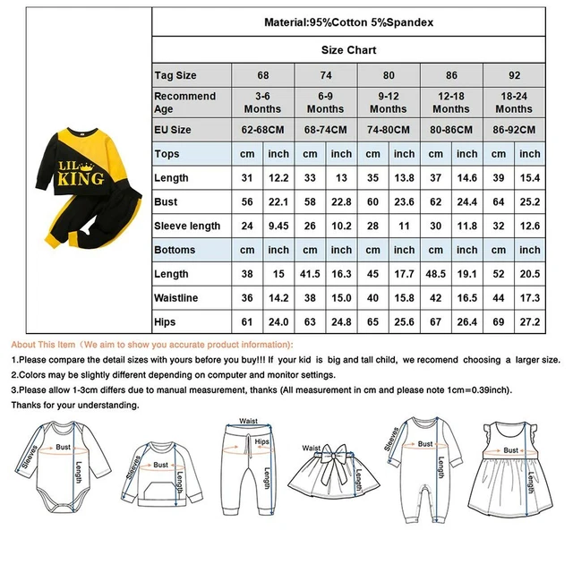 Felpa neonato bambini 2 pezzi tuta top felpa + pantaloni vestiti set outfit 2