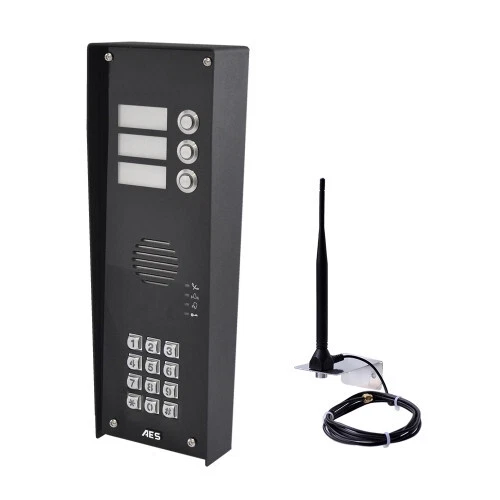 AES Prime 7 3 pulsanti citofono imperiale 4G GSM con tastiera
