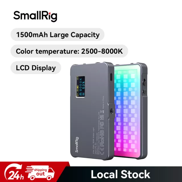 simorr RGB Video Light Full RGB Color LED Photography Body Panel Light 3489⁣