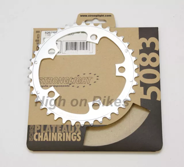 Stronglight Dural 5083 Inner Chainring 39T Campagnolo 9/10 - 135mm