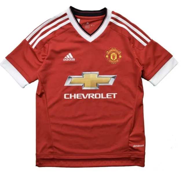 Adidas ORIGINAL Manchester United 2015/16 Home Football Shirt Mens Size M
