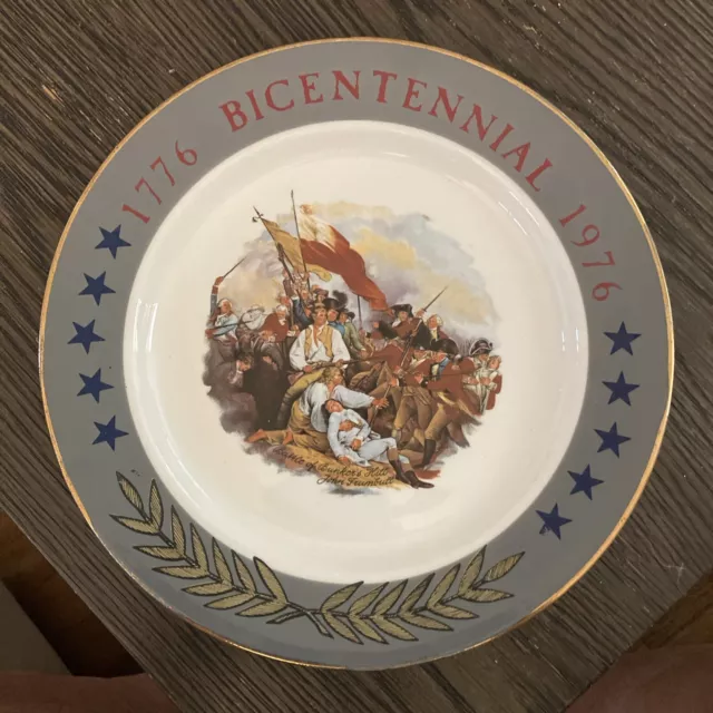 The Sabina Line Limited Edition Bicentennial Plate 1776-1976 John Trumbull Death