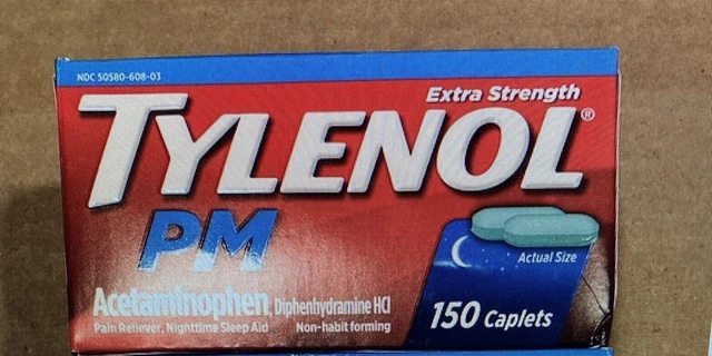 Tylenol PM Extra Strength 150 Caplets Exp 02/24 Tylenol PM Extra Strength 150 Caplets Exp 02/24
