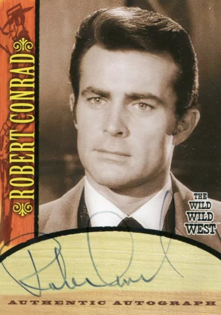 The Wild Wild West  A1 Robert Conrad As James T West Autograph