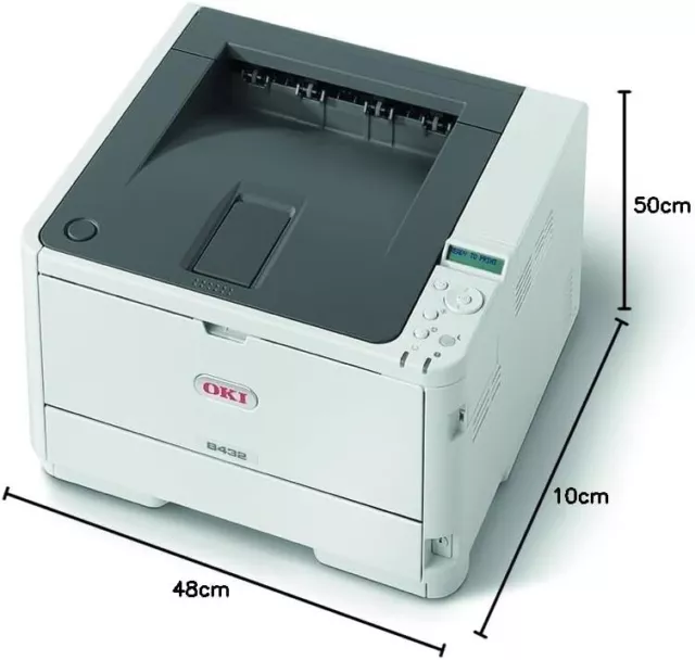 OKI B432dn Mono LED Printer / 70% Genuine Toner / 800 Pages 3