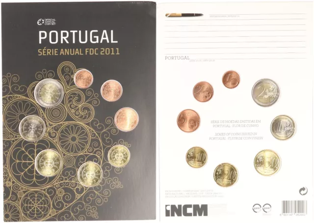 Portugal Kursmünzensatz 2011 - Stgl in OVP