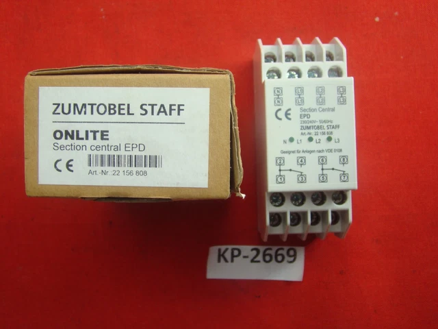 Module De Gestion Temporelle Zumtobel LM-ZSM – Blanc – Neuf