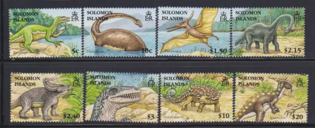 Dino355  - Dinosaur Prehistoric Animal Stamps Solomon Islands 2006 Mnh
