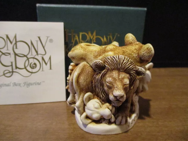 Harmony Kingdom Faux Paw Pride of Lions UK Made Box Figurine
