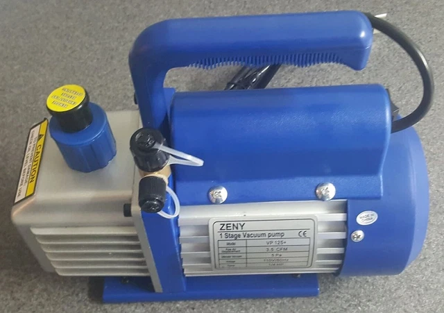 ZENY 1/4 HP Vacuum Pump 1 Stage VP 125+ 3.5 CFM 110V/60Hz