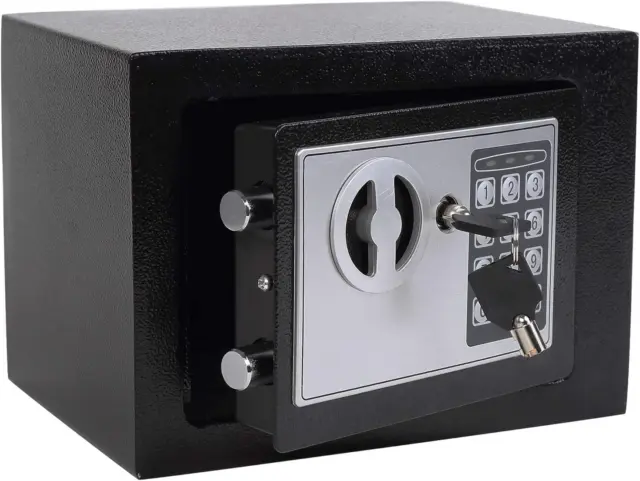 Electronic Deluxe Digital Security Safe Box Key Keypad Lock Home Offic