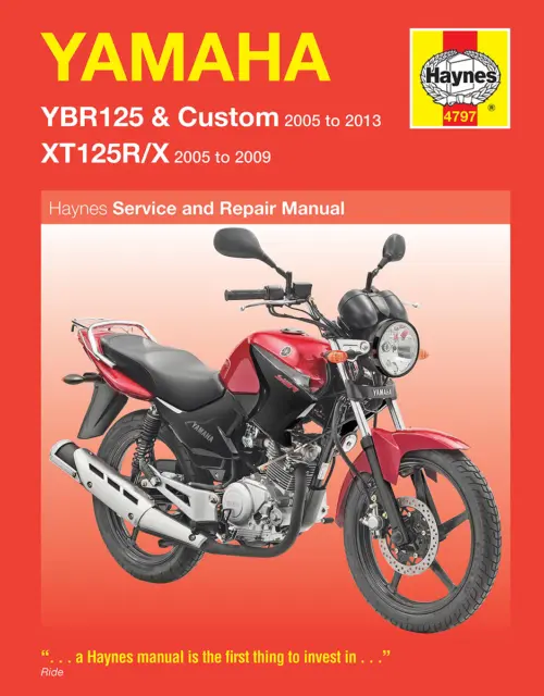 Haynes 4797 Manuale Di Officina Yamaha Xt 125 X 2008