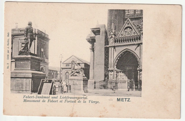 METZ - Moselle - CPA 57 - Fabert Monument