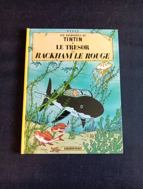 Bd Les Aventures De Tintin Le Trésor De Rackham Le Rouge édition 1973