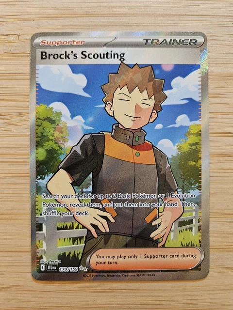 brock's pokemon cards Single Card GYM HEROES (Unlimited) All cards will be carefully packed for safe transit BROCKS SCOUTING 179/159 (JTG) Journey