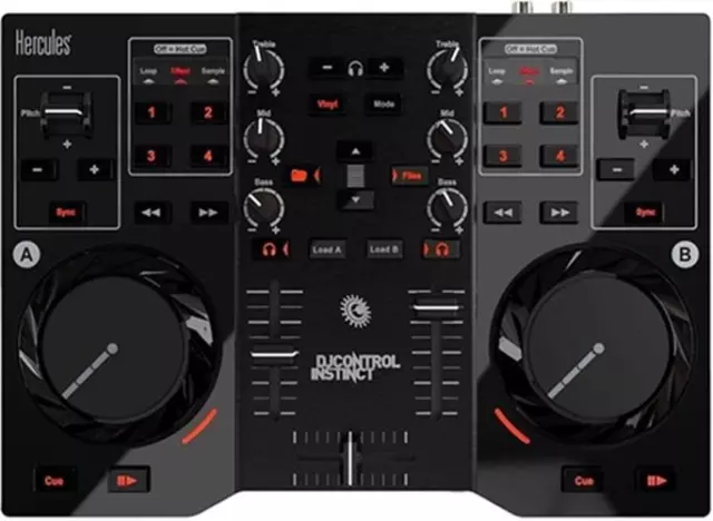 Hercules DJ Control Instinct Controller offizielle Decks Mixer Deck Mixer