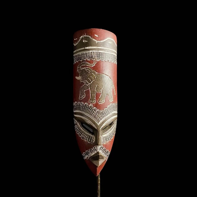 africa mask Handmade Sese Wood 'Protect the Jungle' African Mask GHANA-7145