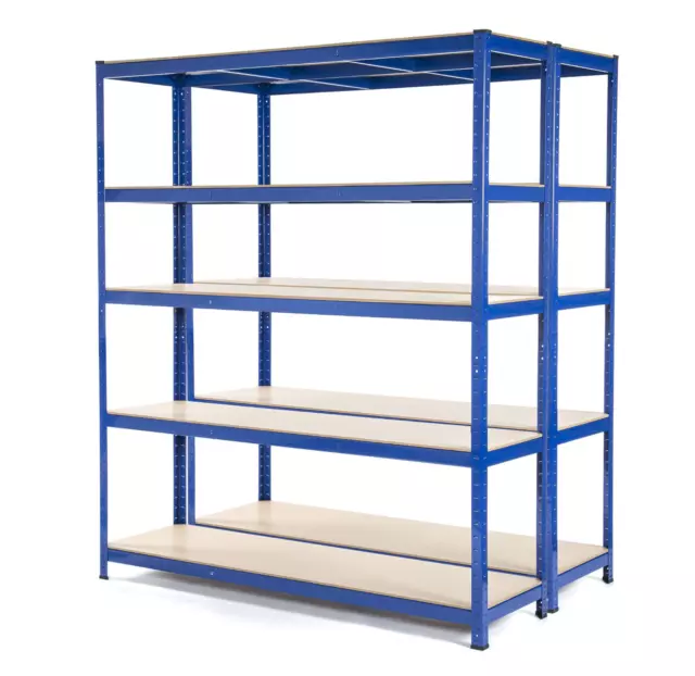 2 x Heavy Duty Garage Racking/Shelving Unit | 200KG UDL 1800mm x 1500mm x 600mm