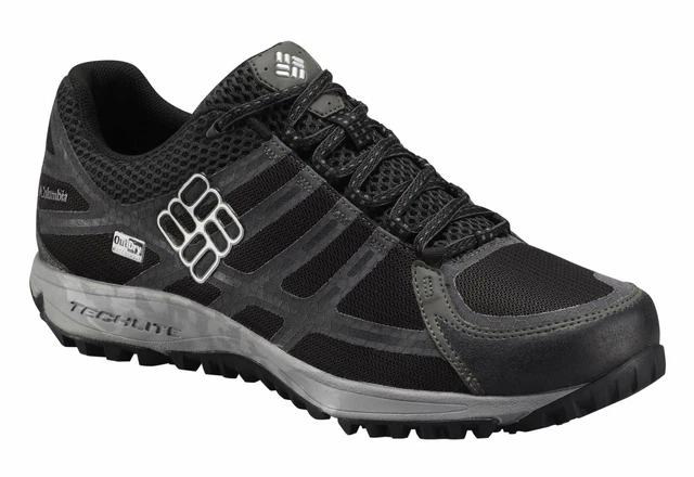 COLUMBIA MENS BLACK Lux Conspiracy III Outdry Hiking Trainers EUR