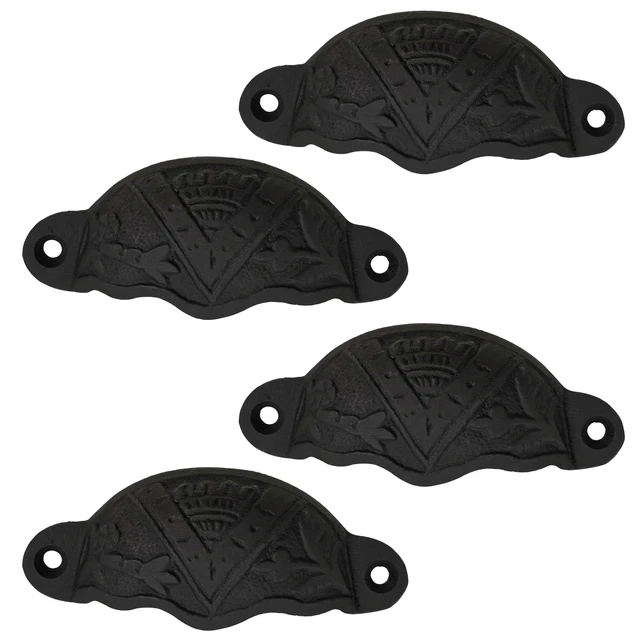 Cast Iron Drawer Pulls Pull Cabinet Handles Antique Rustic Vintage Door Handle