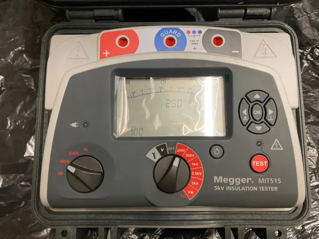 Megger MIT515 5kV Voltage Insulation Resistance Tester