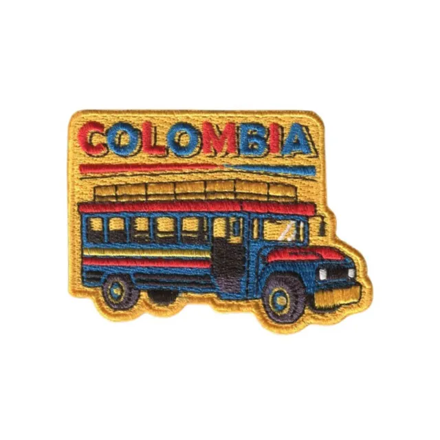 Colombia Iron on Travel Patch - Great Souvenir or Gift for travellers