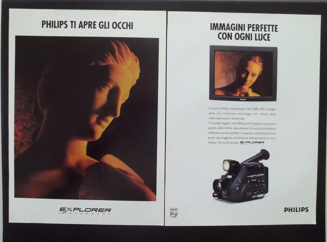 Caméra Philips VKR 6838 – Collector 1991 – VHS-C – Avec Sacoche Et Accessoires