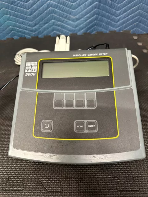 YSI Model 5000-115V Dissolved Oxygen Meter Working Condition