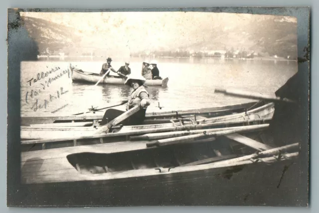 France, Talloires, Lac d&#039;Annecy  Vintage silver print.  Tirage argentique