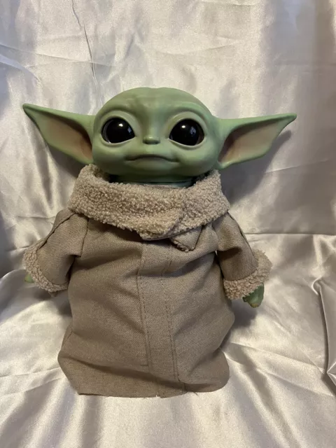 Baby Yoda Grogu The Child 11" Plush Star Wars Mandalorian Doll Mattel