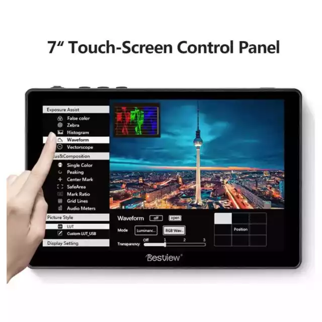 Bestview R7 Monitor Touch Screen 7″ Luts / HDR IPS