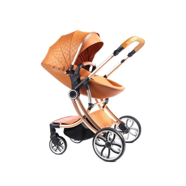 Luxury Baby High Landscape Stroller 2 In 1 Baby Carry on