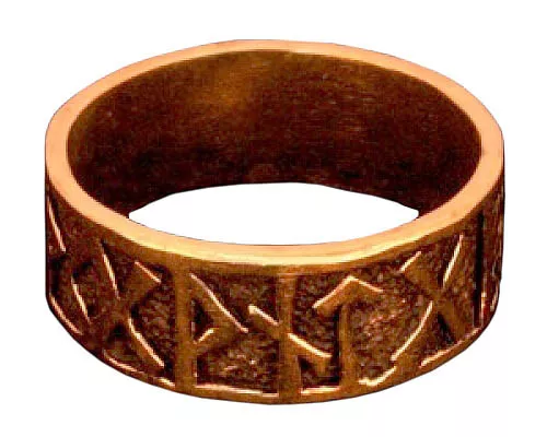 Battle Merchant Runenring Bronzering Wikingerring Mittelalter LARP