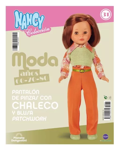 ★ NANCY Moda años 60 70 80 - Pantalon de pinzas con Chaleco - #31 - SOLO VESTIDO