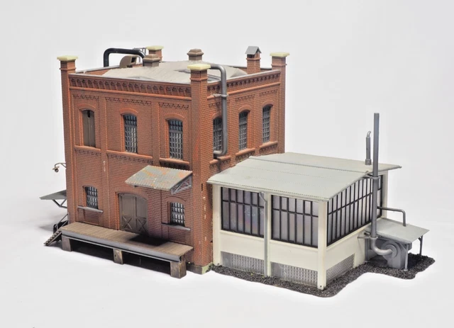 FACTORY WITH EXTENSION HO/OO Gauge - Kibri 39813 - Assembled £19.99 ...