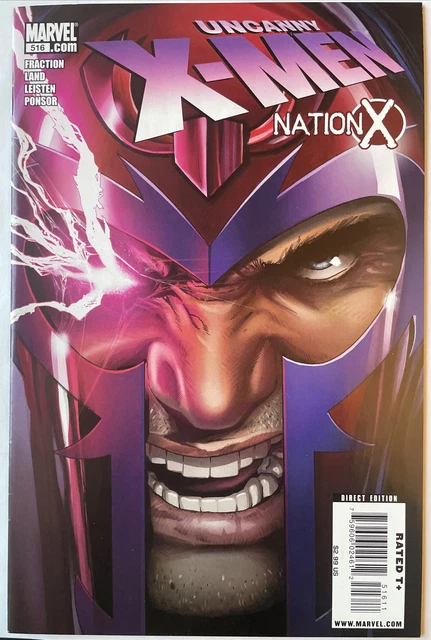 Uncanny X-Men #516 • Magneto Cover! Matt Fraction Nation X Namor Emma Frost