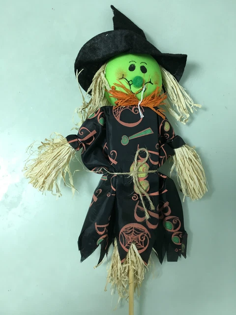 Adorno Bruja Verde Haloween